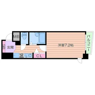 天満橋リーフビル・ネバーランド天満橋【14階】の間取り