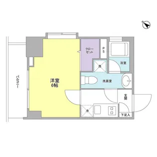リバーレ月島【3階】の間取り