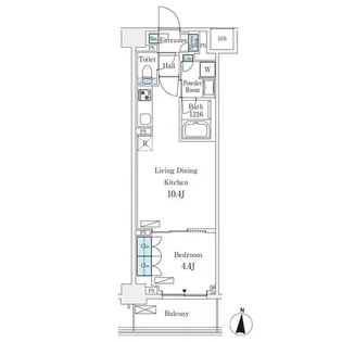 東京都墨田区横川5【マンション】の間取り