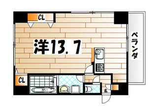 ベーシックビル【6階】の間取り
