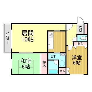 チェリーハイツAYA【2階】の間取り