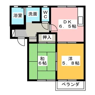 ユートピア東山 B【1階】の間取り