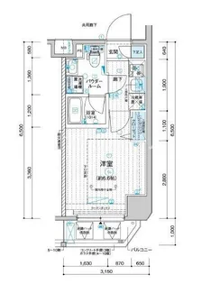 メインステージ川崎南幸町【4階】の間取り