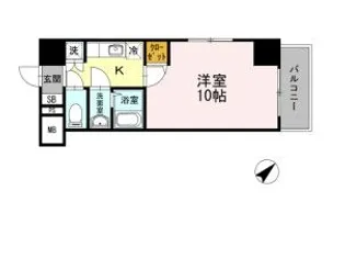 JP noie 早稲田【3階】の間取り