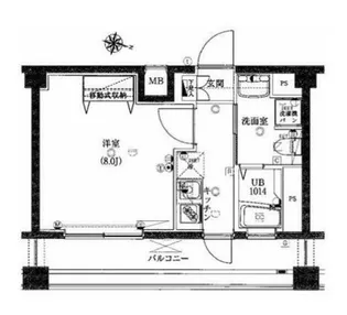 東京都八王子市西片倉3【マンション】の間取り