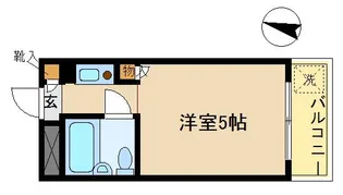 東京都大田区西蒲田3【マンション】の間取り