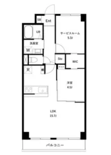 PARK MODERN 西葛西【3階】の間取り
