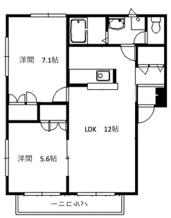 マインレギュラスA【2階】の間取り