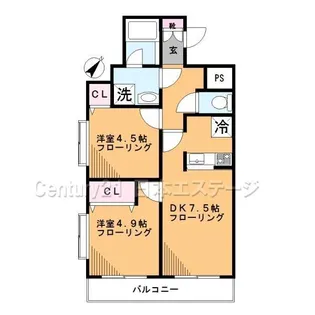 フロントリー【1階】の間取り