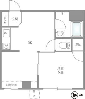 コート若林【1階】の間取り