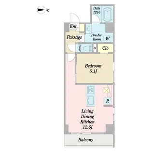 桜レジデンス【4階】の間取り