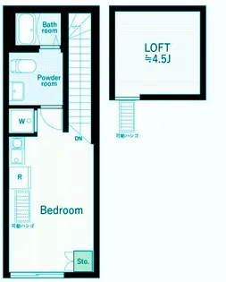 リベルテ中延【2階】の間取り