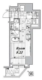 メイクスデザイン芝公園【4階】の間取り