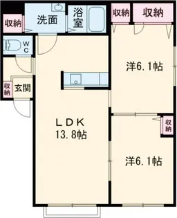 REMAGE E【2階】の間取り