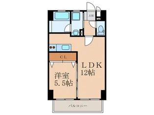 【エイブル管理】エスズ・イン南【2階】の間取り