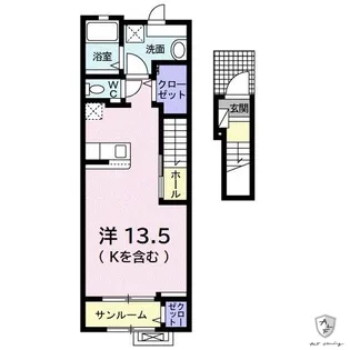 クラシオン小泉【2階】の間取り