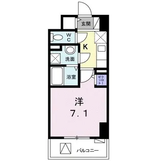 プラシード・アビタシオン【2階】の間取り