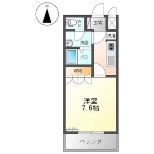 68シェルル【2階】の間取り