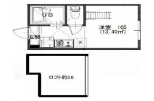 プライムテラス大和B棟【2階】の間取り