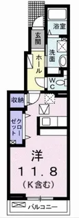 愛知県大府市長草町中屋敷【アパート】の間取り