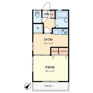 アゼリアハイツ【1階】の間取り