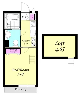 ベルアヴニール【2階】の間取り