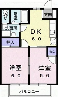 メゾンドストリーム【1階】の間取り