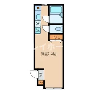 ソメノハイツ5【1階】の間取り