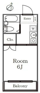 メゾン・ド・フォンテーヌ【1階】の間取り