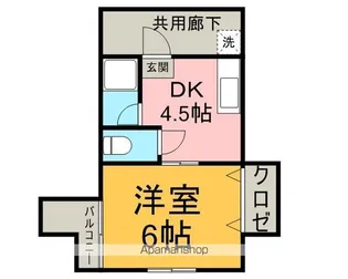 カサメントサンシーロ ○【1階】の間取り