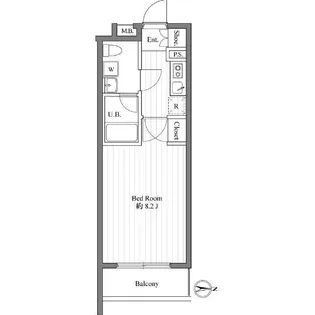 カルフールM【4階】の間取り