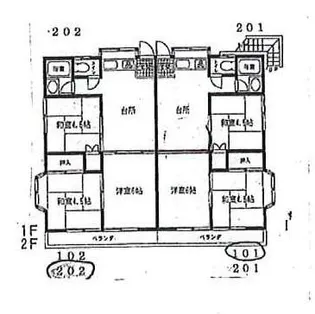 アポロハイツI【1階】の間取り