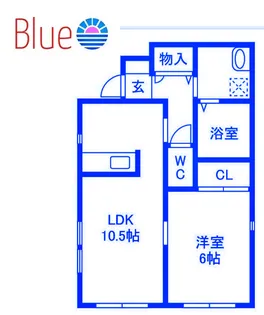 ラパンセレッソ【1階】の間取り