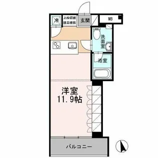 カスタリア目黒長者丸【2階】の間取り