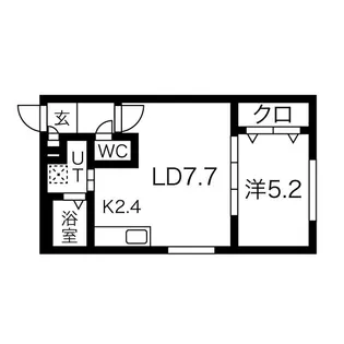 プルミエ栄通19【3階】の間取り