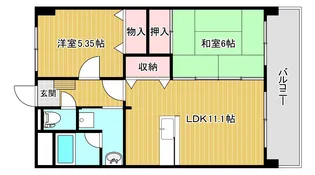 コンフォート・パルフェ【2階】の間取り