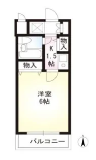 リシャール橋本【1階】の間取り