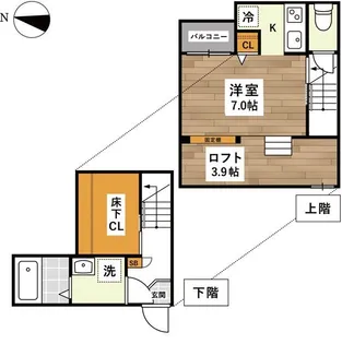 ADC本荘ラニカイ【1階】の間取り