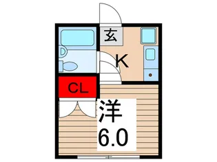 ユーハイツ【2階】の間取り