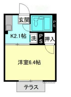 シティハイムファミリア【1階】の間取り