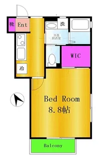 フラットさつき8【2階】の間取り