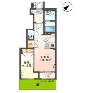 サクラII (SAKURAII)【1階】の間取り