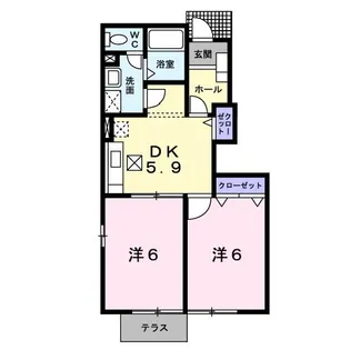 グランドール I【1階】の間取り