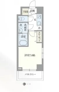 ライトテラス赤羽【5階】の間取り