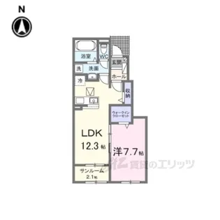 ライラック【1階】の間取り