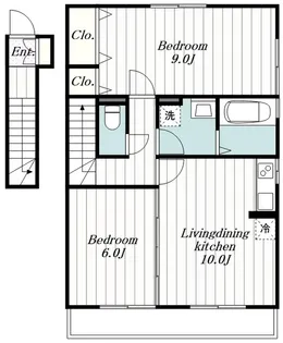 フローラ【2階】の間取り