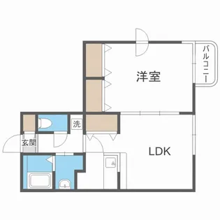 港プロシード16【4階】の間取り