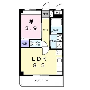 セレーノ【1階】の間取り