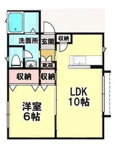 セントレジス【1階】の間取り