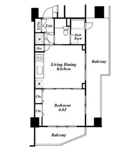 KDXレジデンス品川シーサイド【7階】の間取り